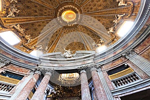 Interior of SantÃ¢â¬â¢Andrea al Quirinale photo